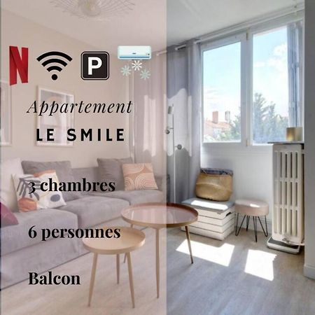 Le Smile - 3 Bedrooms - 8Pers - Parking - Centre Gare Montpellier Bagian luar foto