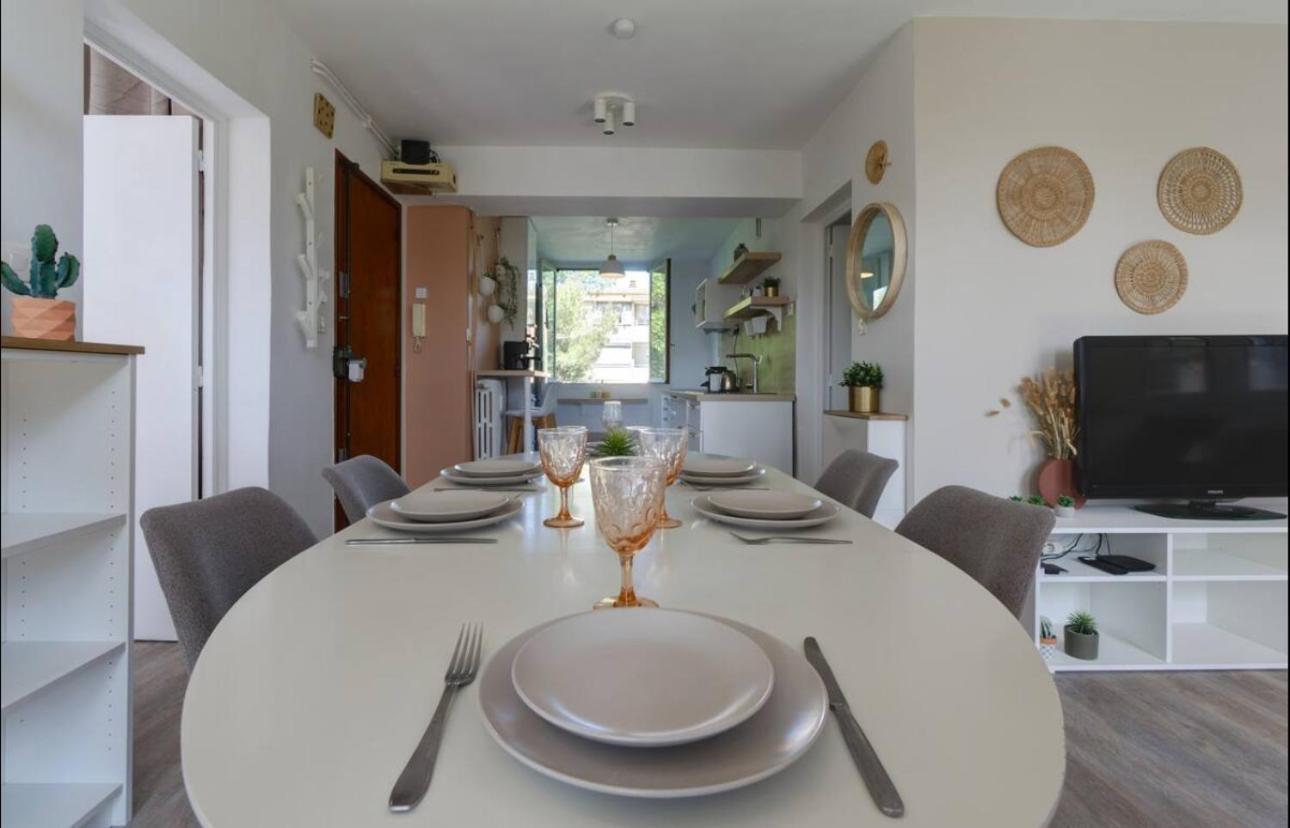 Le Smile - 3 Bedrooms - 8Pers - Parking - Centre Gare Montpellier Bagian luar foto