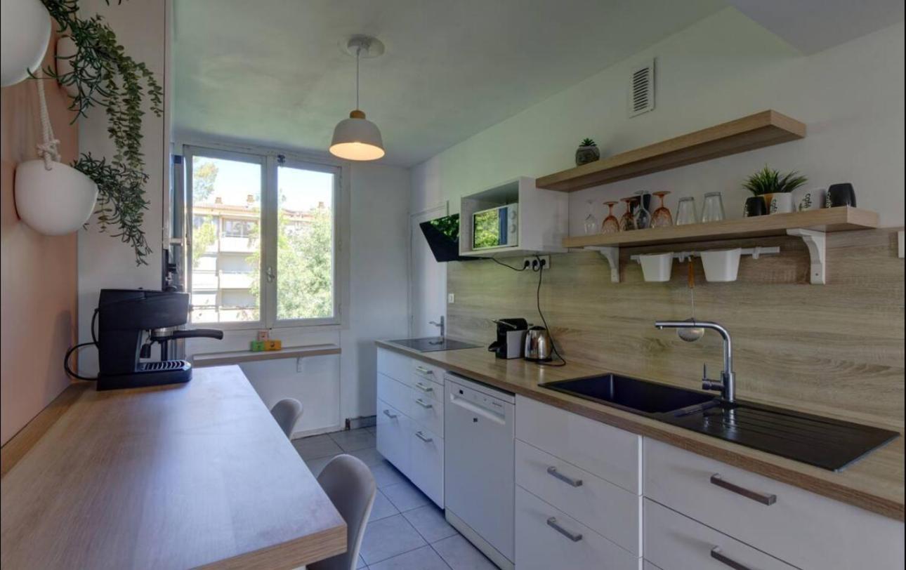 Le Smile - 3 Bedrooms - 8Pers - Parking - Centre Gare Montpellier Bagian luar foto