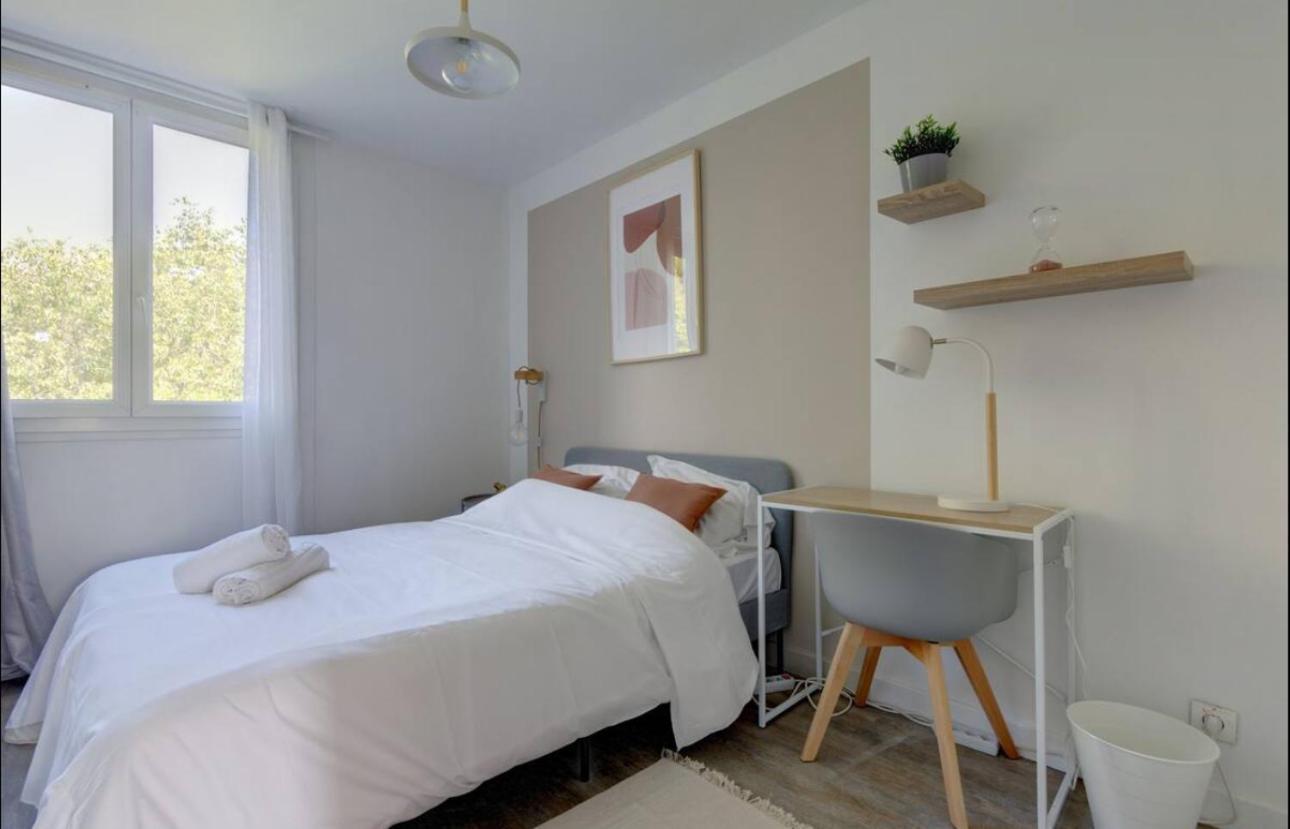 Le Smile - 3 Bedrooms - 8Pers - Parking - Centre Gare Montpellier Bagian luar foto